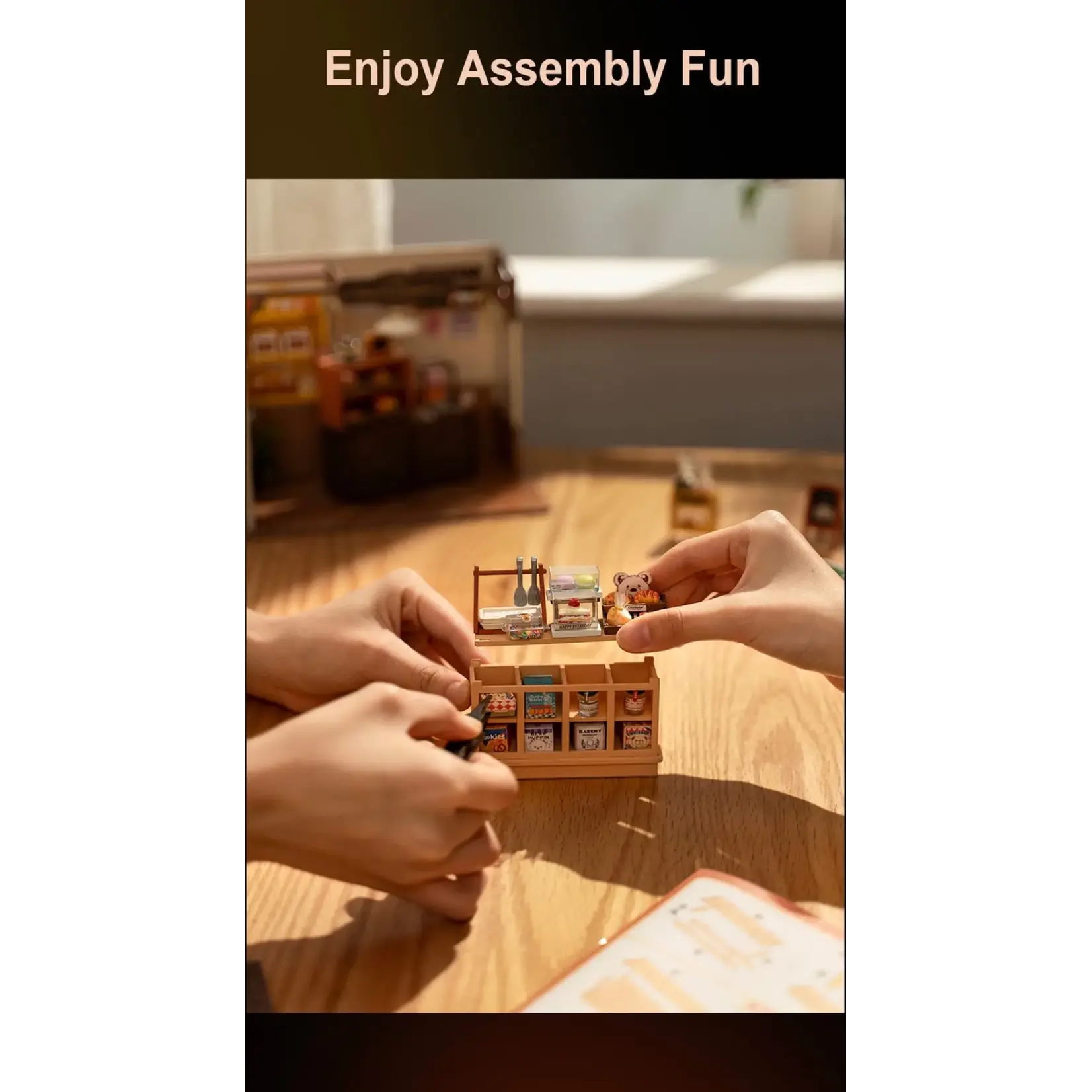 Hands Craft DIY Miniature House Kit: Becka's Baking House