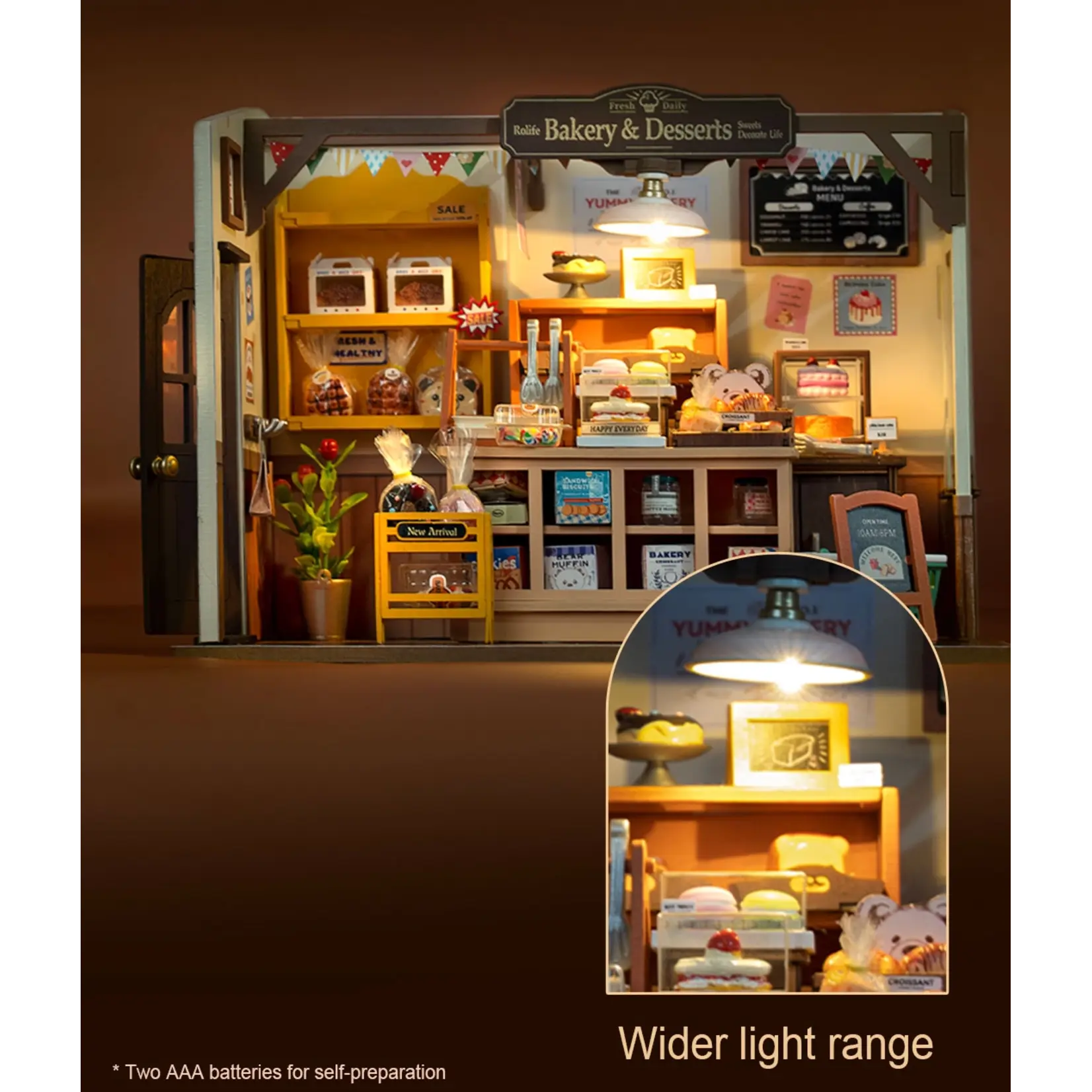 Hands Craft DIY Miniature House Kit: Becka's Baking House