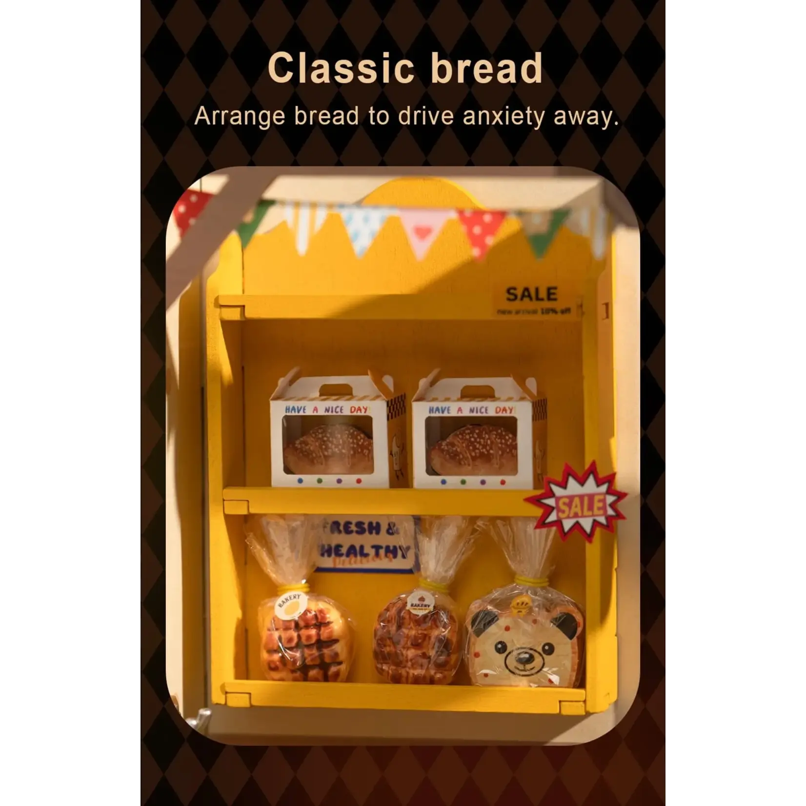 Hands Craft DIY Miniature House Kit: Becka's Baking House
