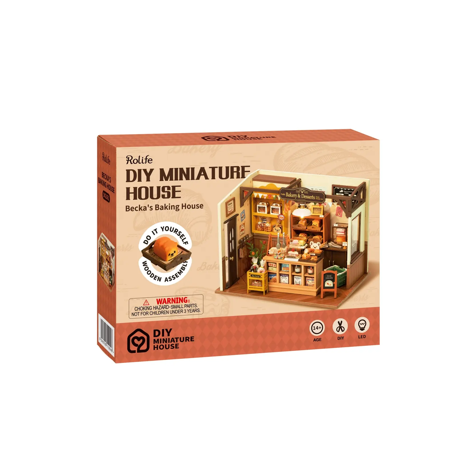 Hands Craft DIY Miniature House Kit: Becka's Baking House