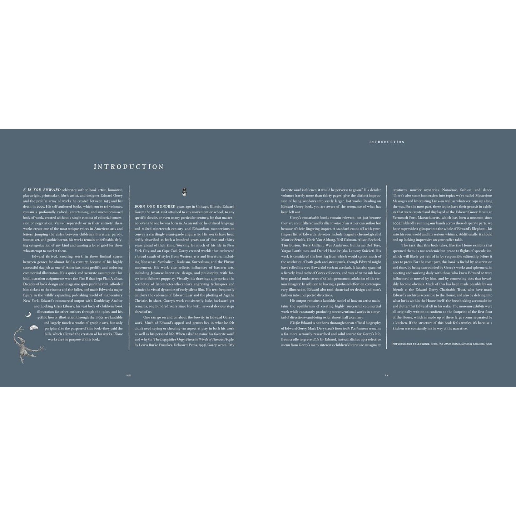 E Is for Edward: A Centennial Celebration of the Mischievous Mind of Edward Gorey