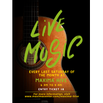 Maxima Hive “Hive Live” Live Music Every Last Saturday from 6:30 PM - 9 PM