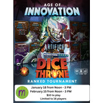 Age of Innovation Dice Throne Ranked Tournament Feb. 15 2026