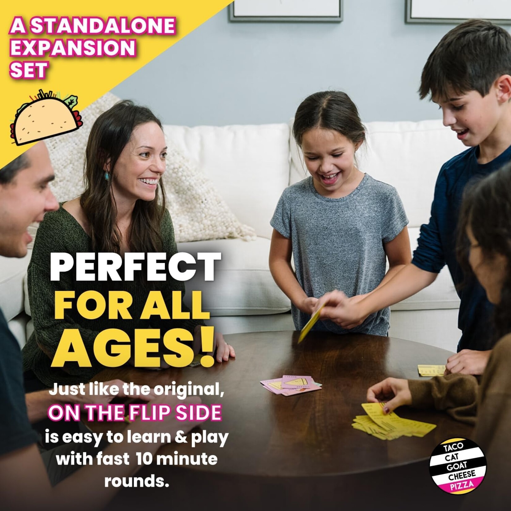 Taco Cat Goat Cheese Pizza On Flip Side 8+