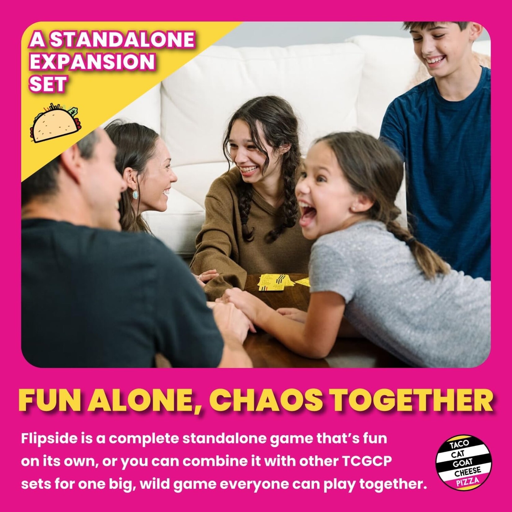 Taco Cat Goat Cheese Pizza On Flip Side 8+