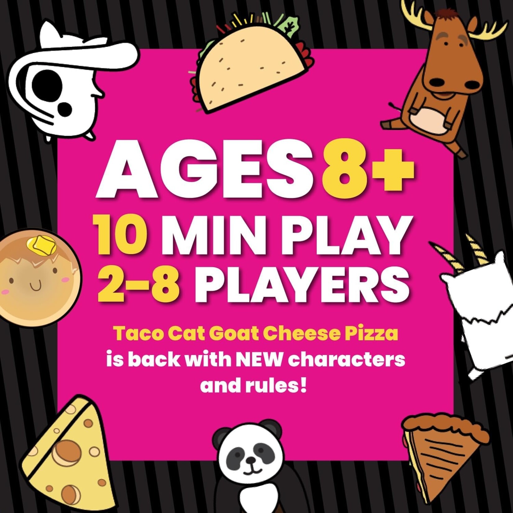 Taco Cat Goat Cheese Pizza On Flip Side 8+