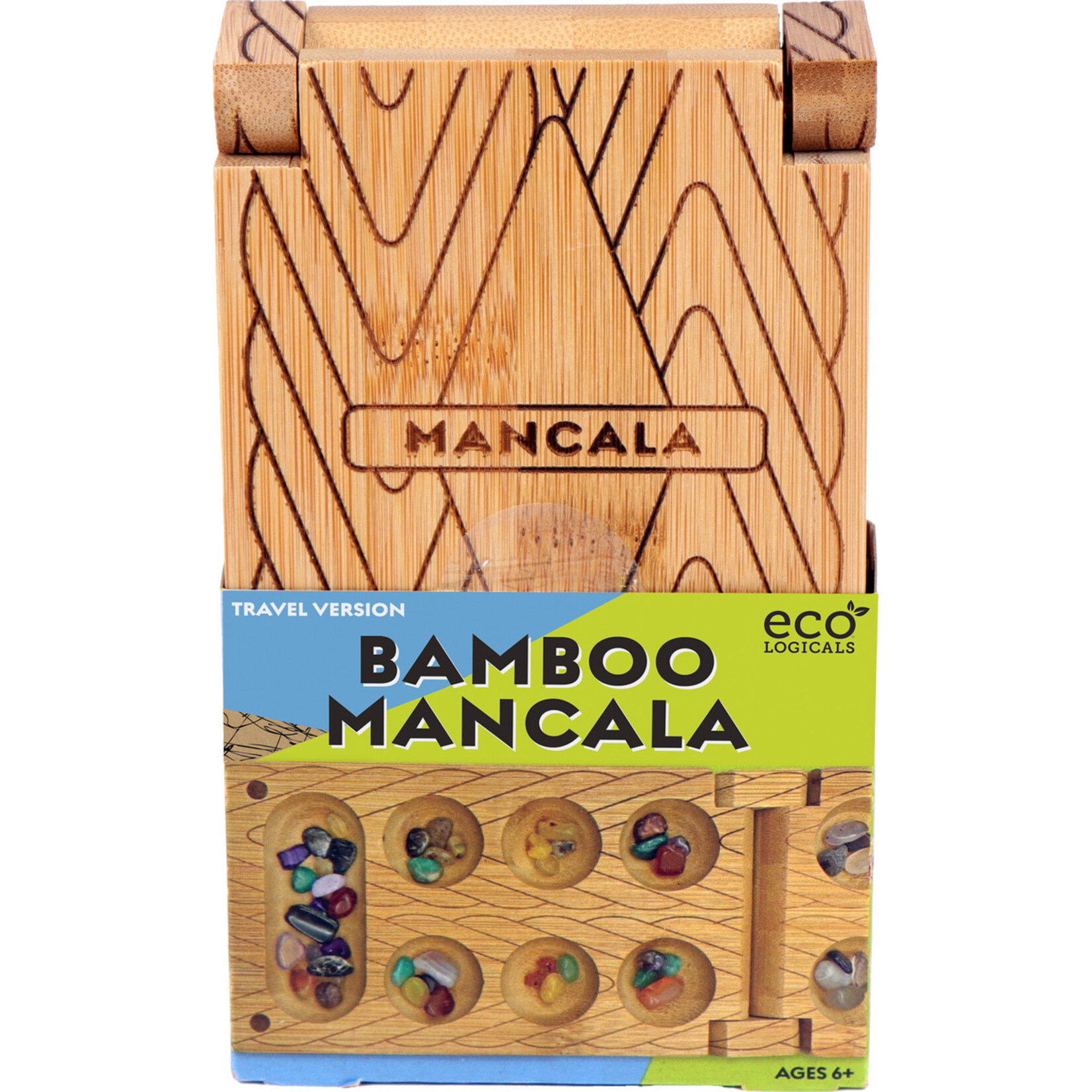 Travel Bamboo Mancala Game