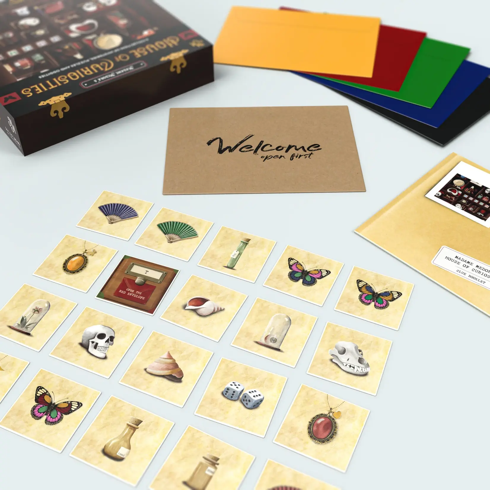 Madame Medora's House of Curiosities Escape-Room Board Game