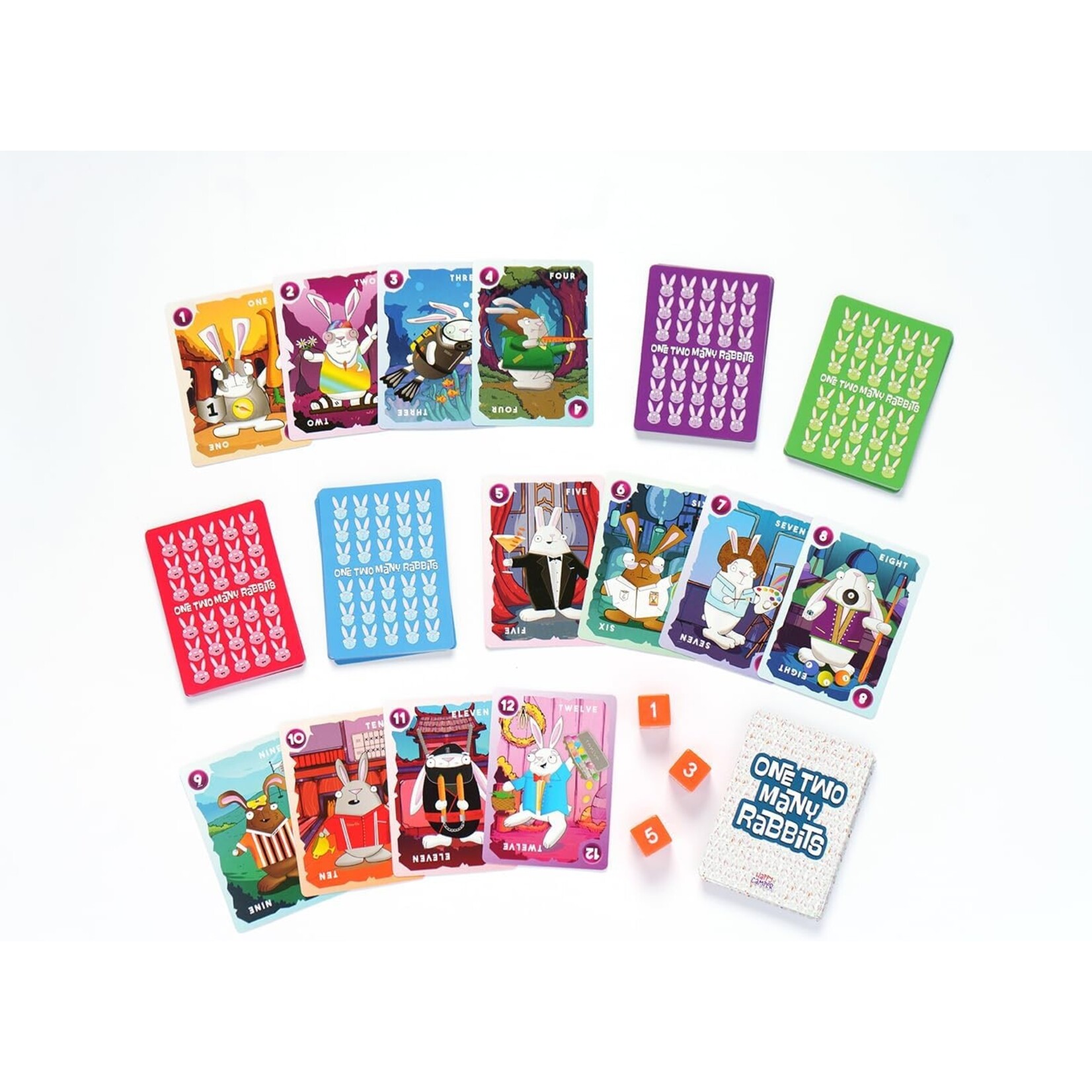 One Two Many Rabbits - Card Game 7+