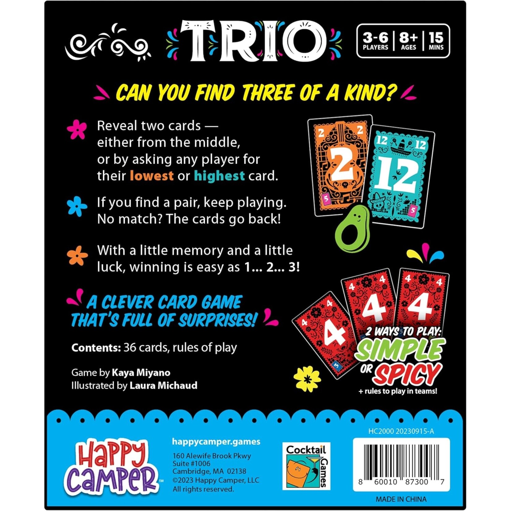 Trio - Card Game 8+