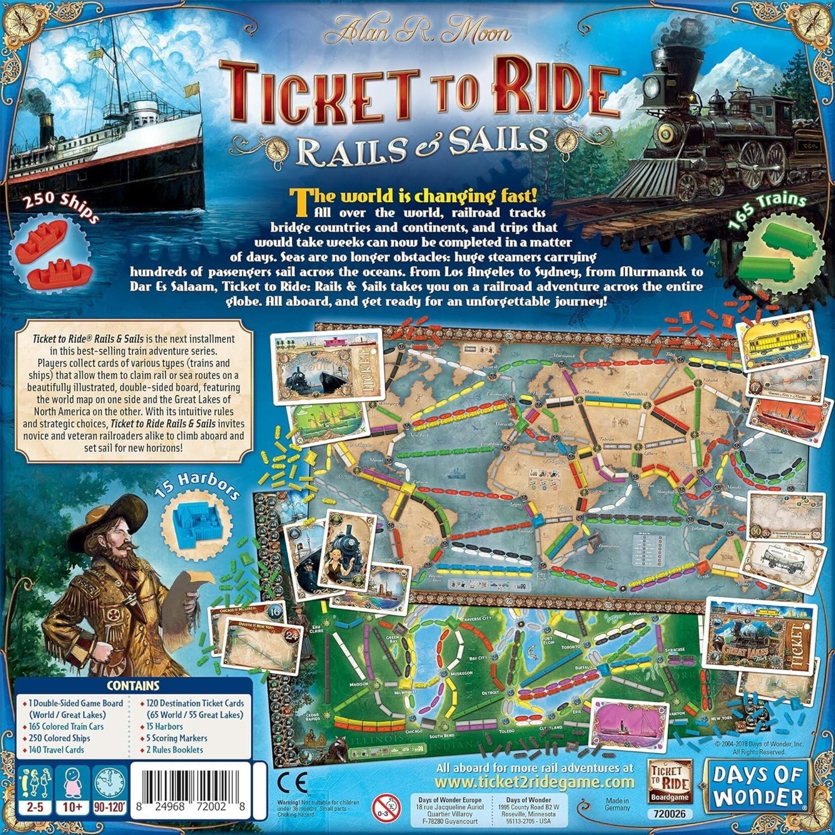 Ticket to Ride: Rails & Sails 10+