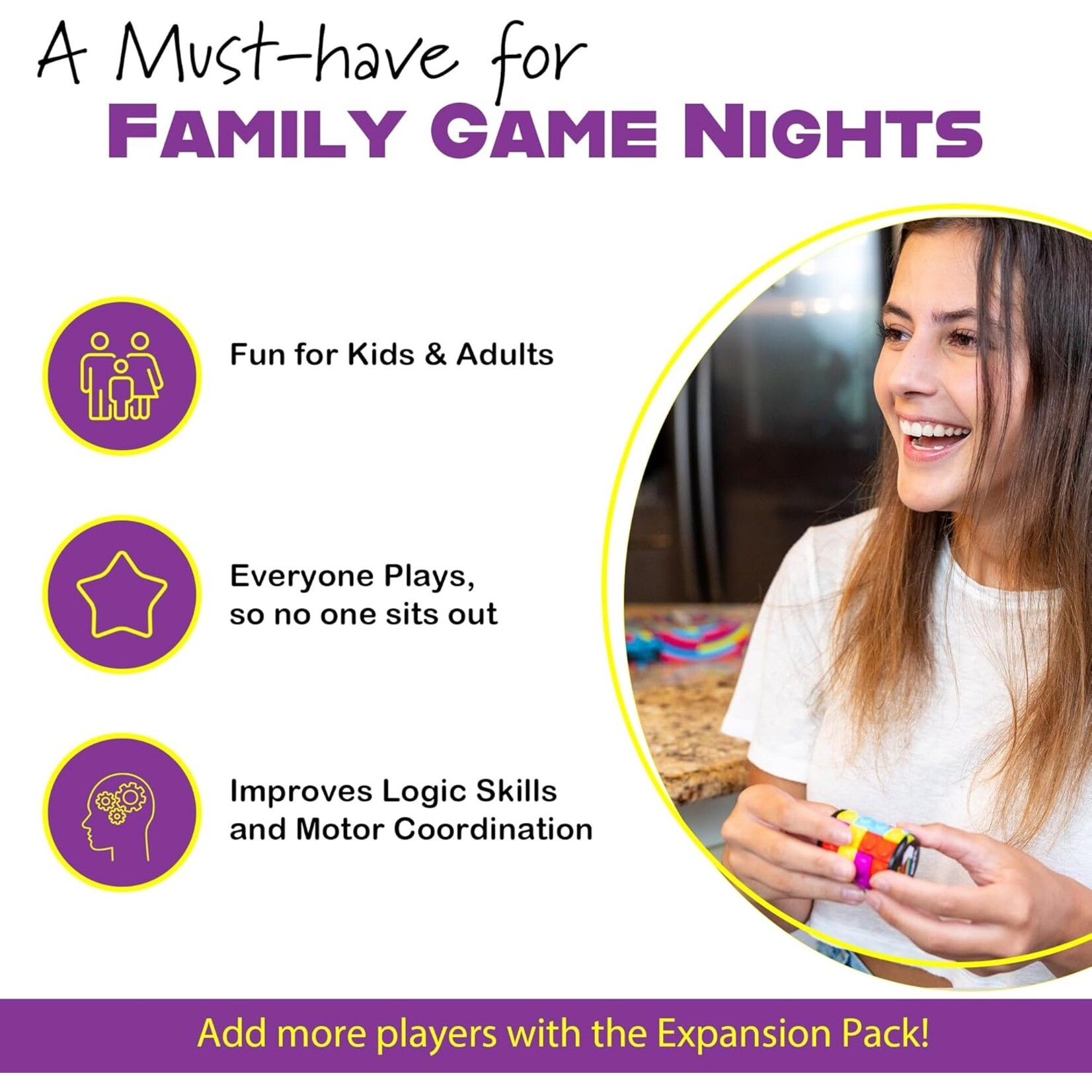 Head Spin Family Fidget Board Game 8+