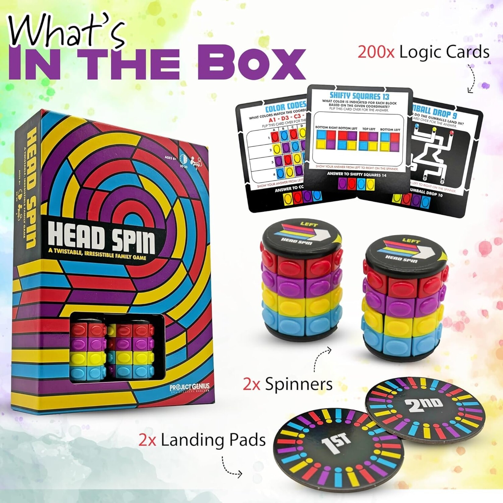 Head Spin Family Fidget Board Game 8+