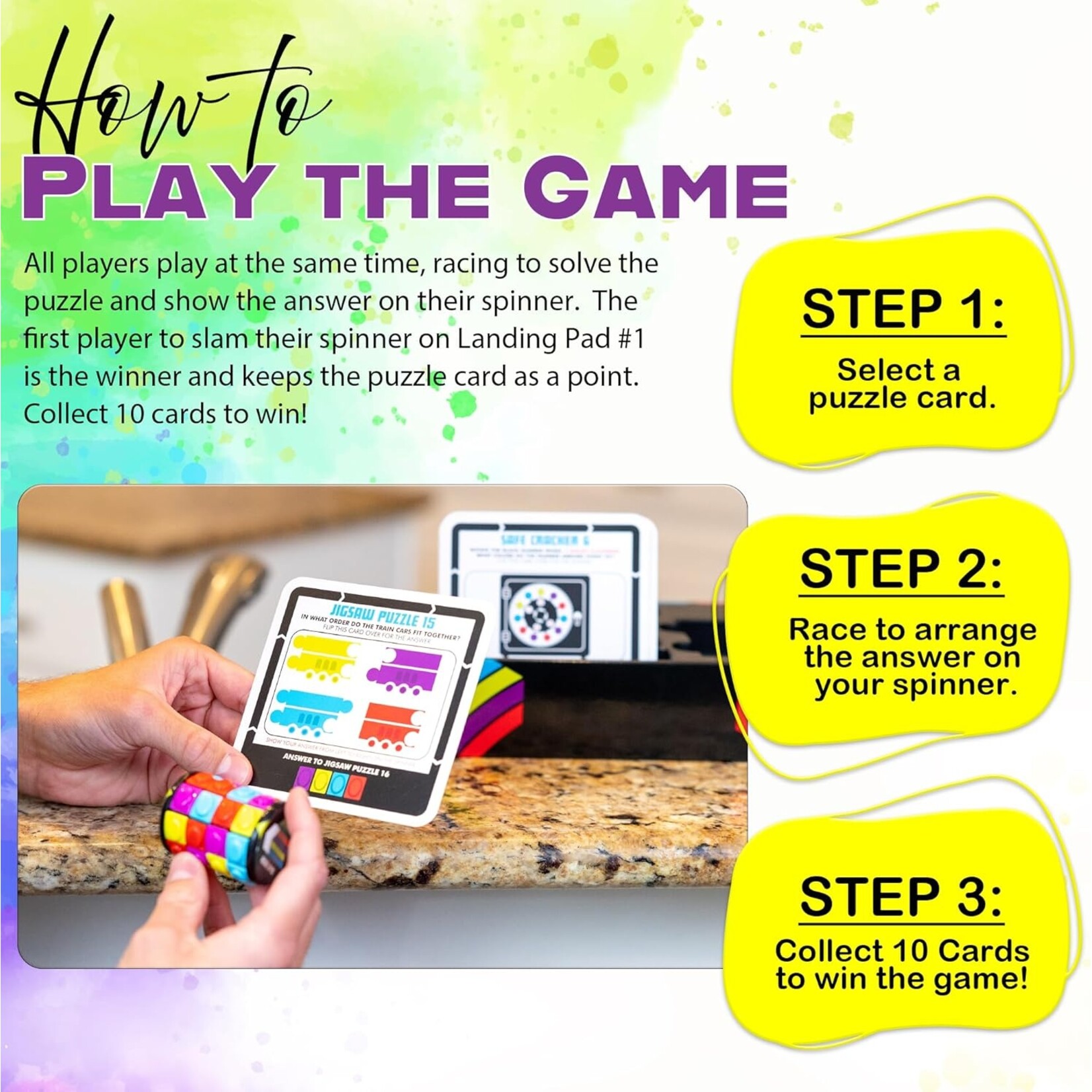 Head Spin Family Fidget Board Game 8+