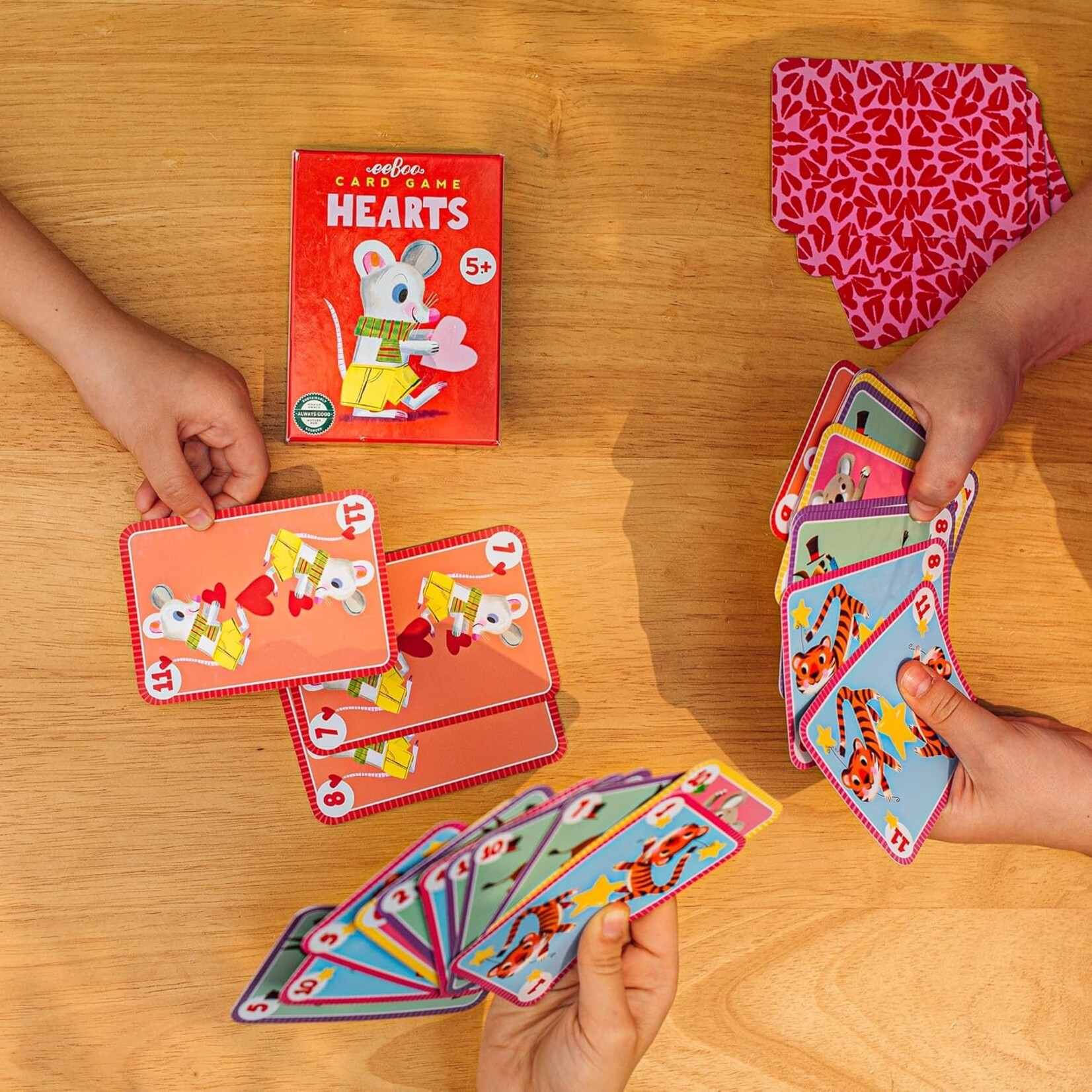 eeboo Hearts Playing Cards