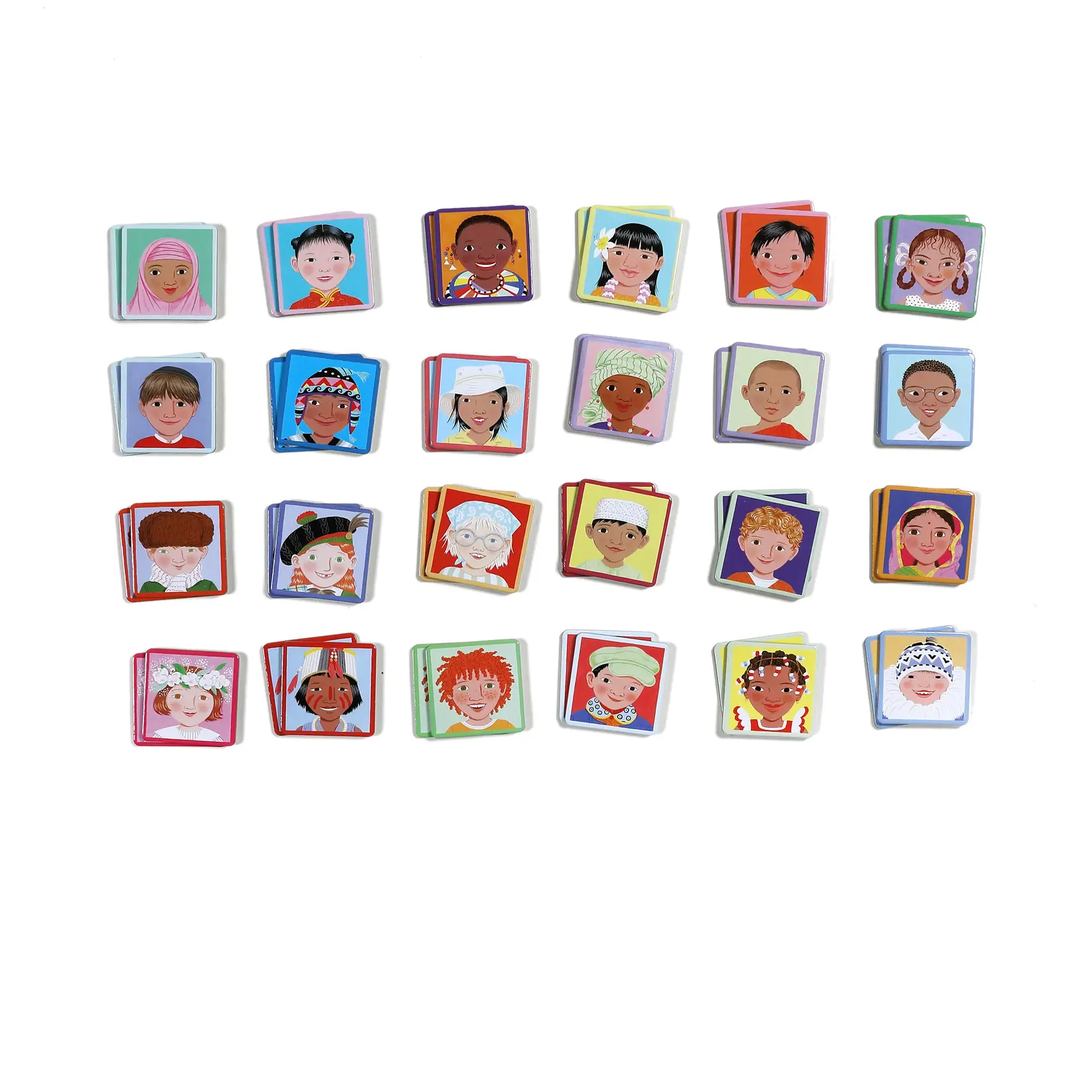 eeboo I Never Forget a Face Memory Game 3+