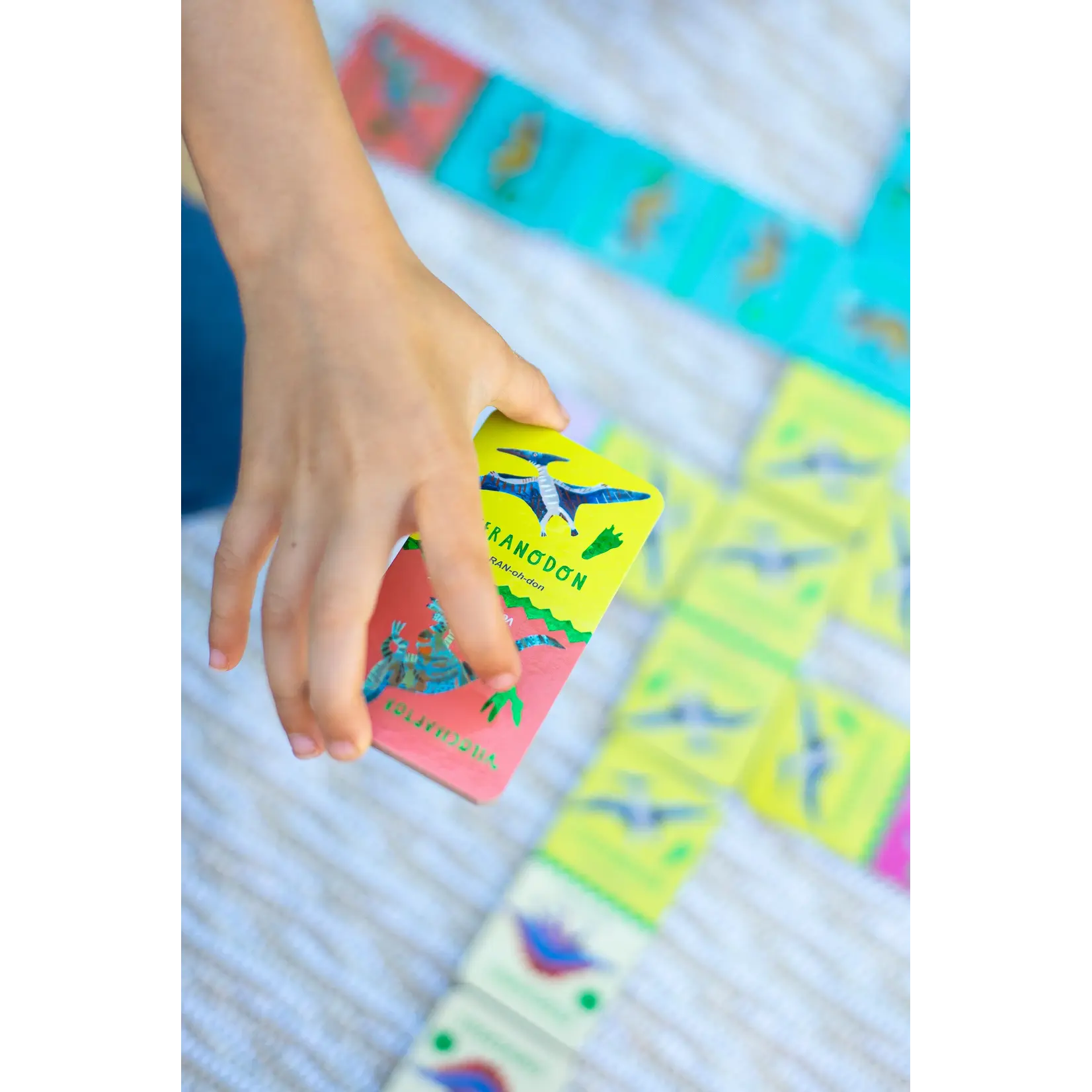 eeboo Shiny Dinosaur Dominoes