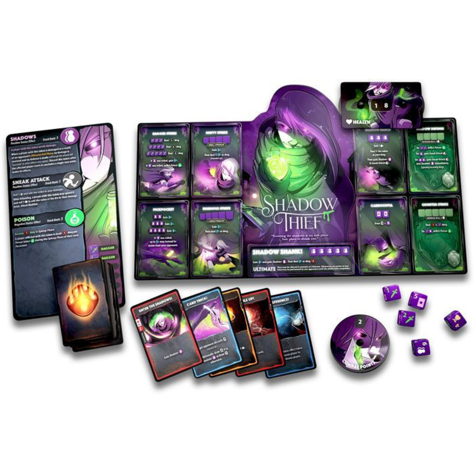 Dice Throne: Season One Box 3- Pyromancer v. Shadow Thief