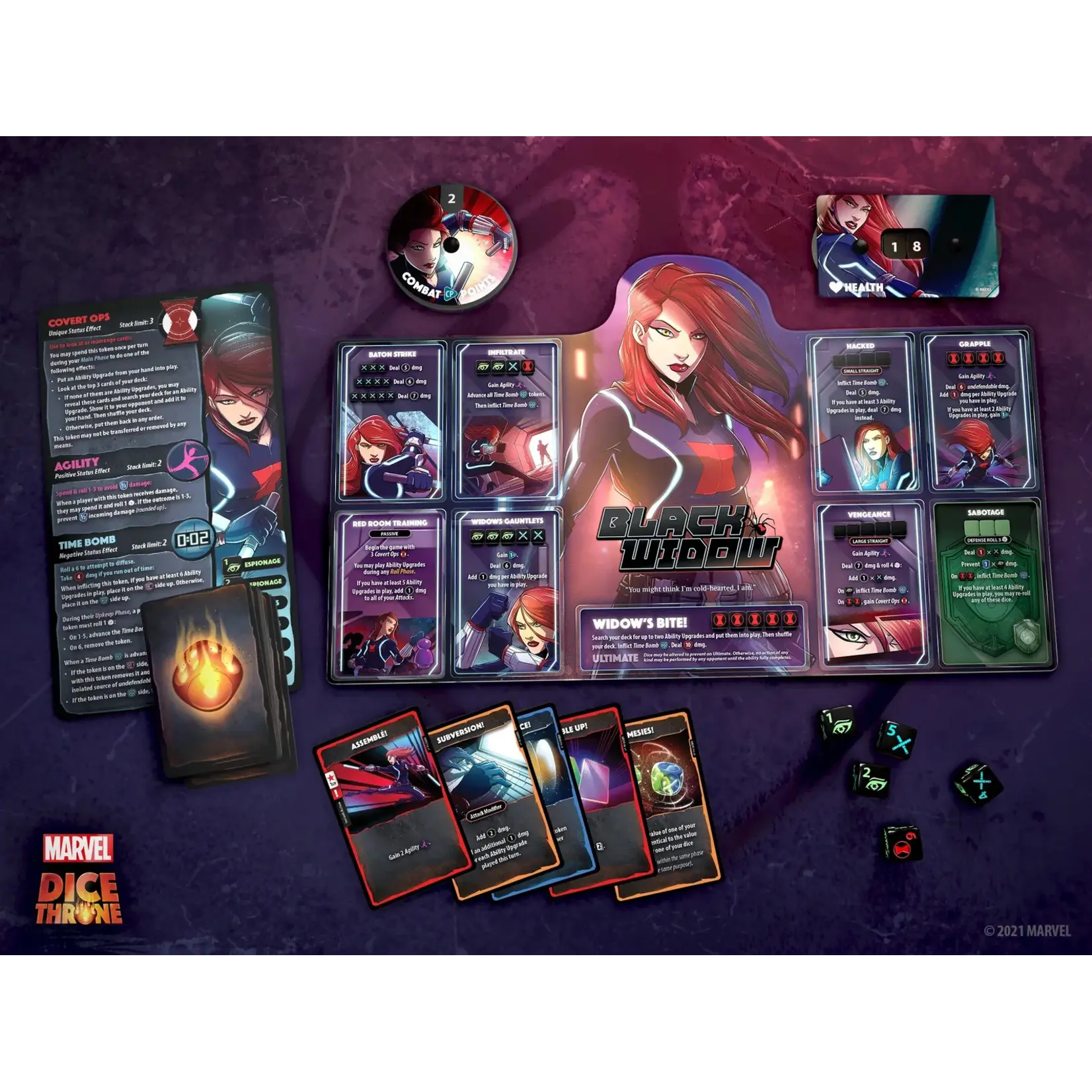 Dice Throne: Marvel 2-Hero Box 2 (Black Widow & Doctor Strange)