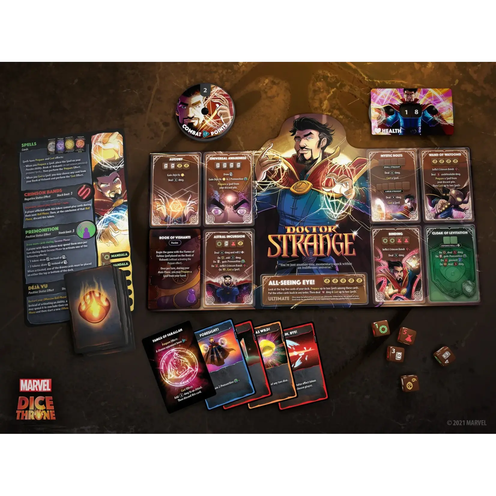 Dice Throne: Marvel 2-Hero Box 2 (Black Widow & Doctor Strange)
