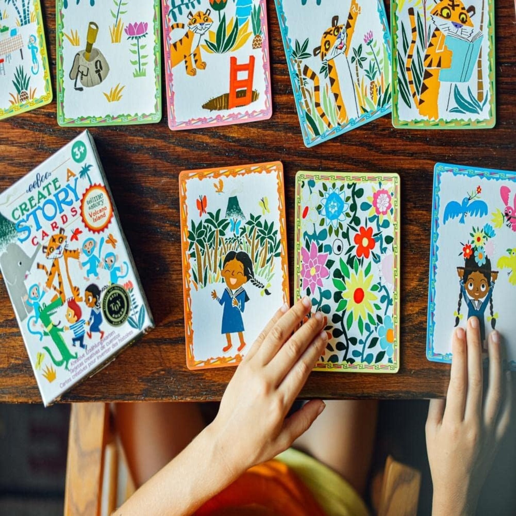 eeboo Volcano Island Create a Story Cards