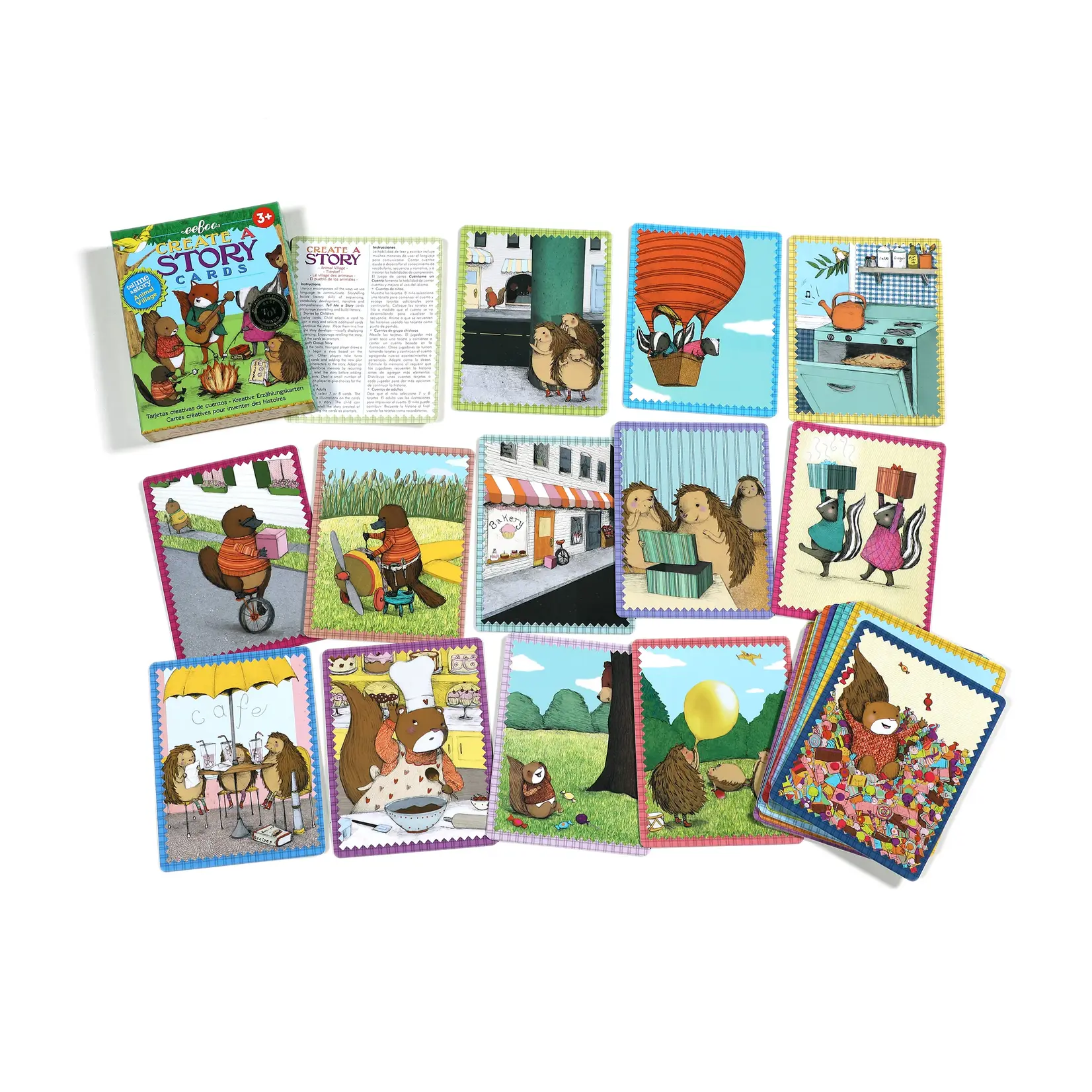 eeboo Animal Village Create a Story Cards