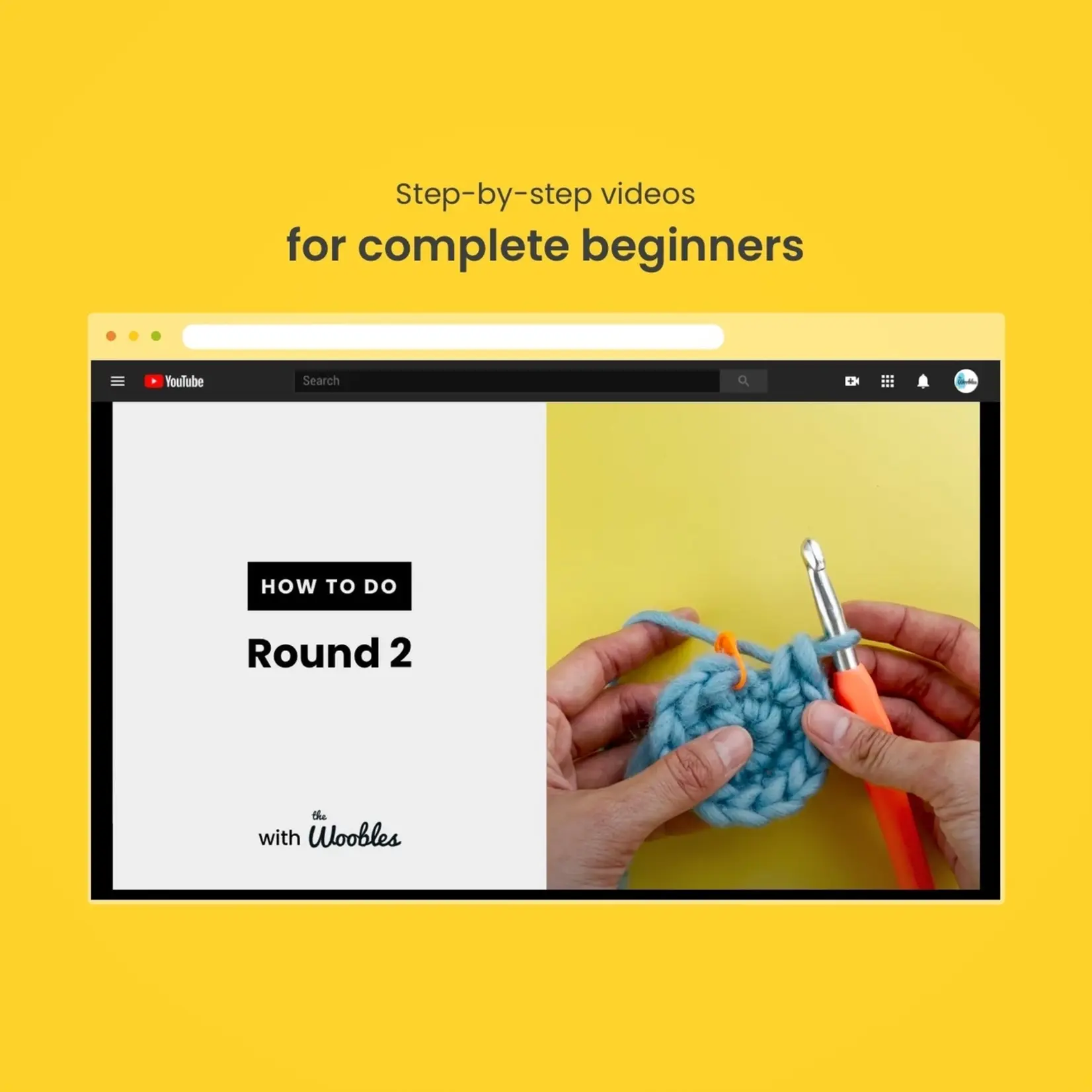 Jojo the Bunny Beginner Crochet Kit