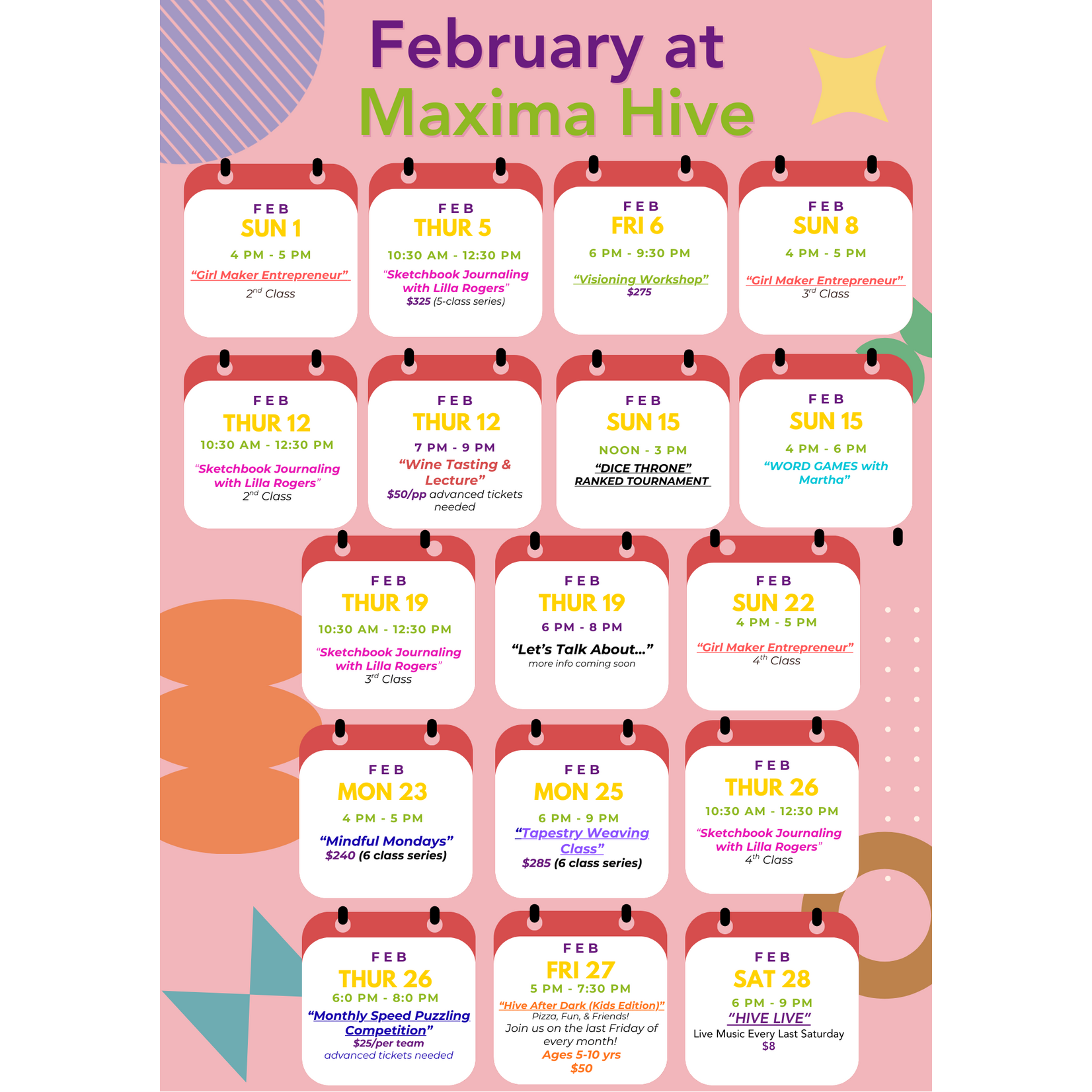 February at Maxima Hive
