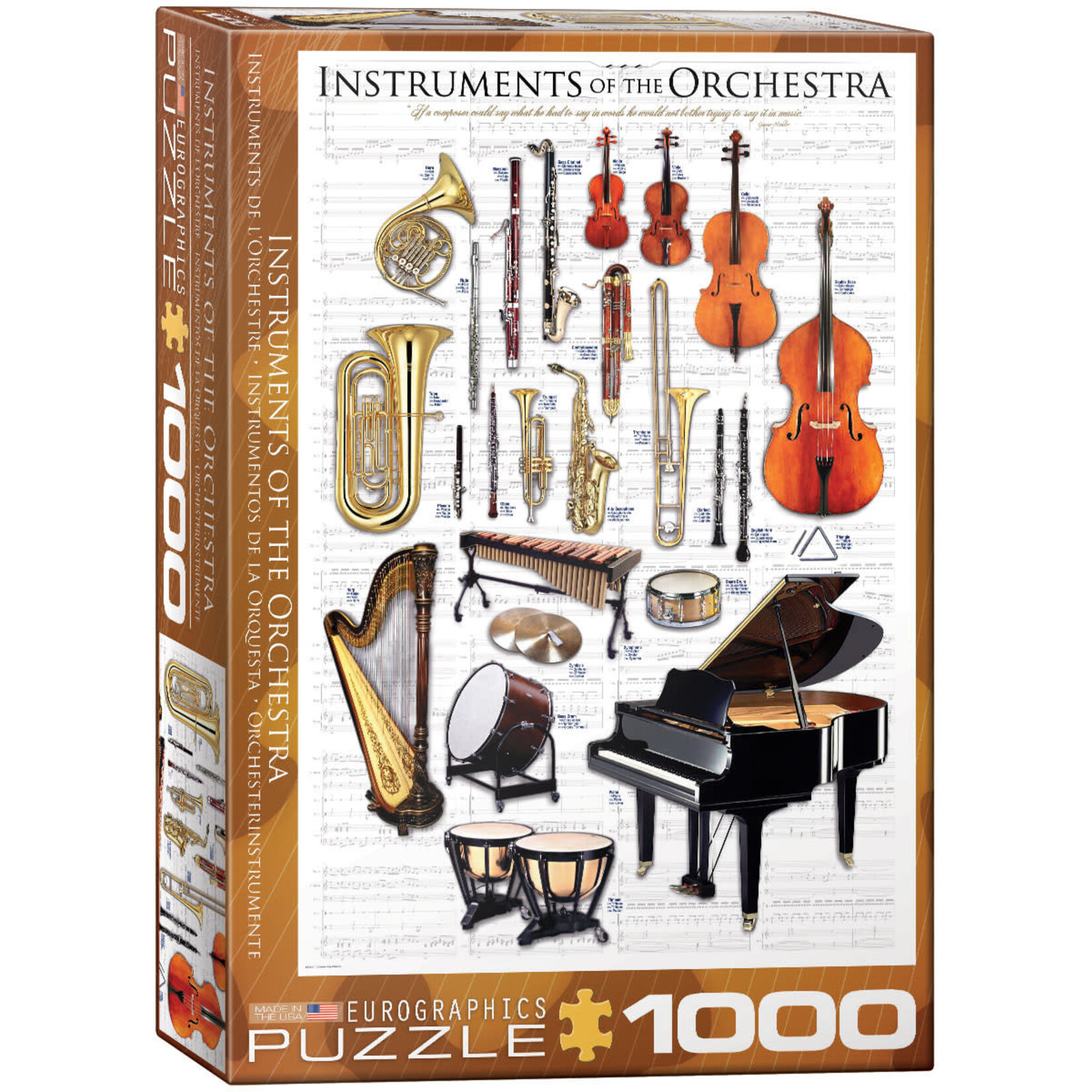 Instruments of the Orchestra 1000 Piece Puzzle