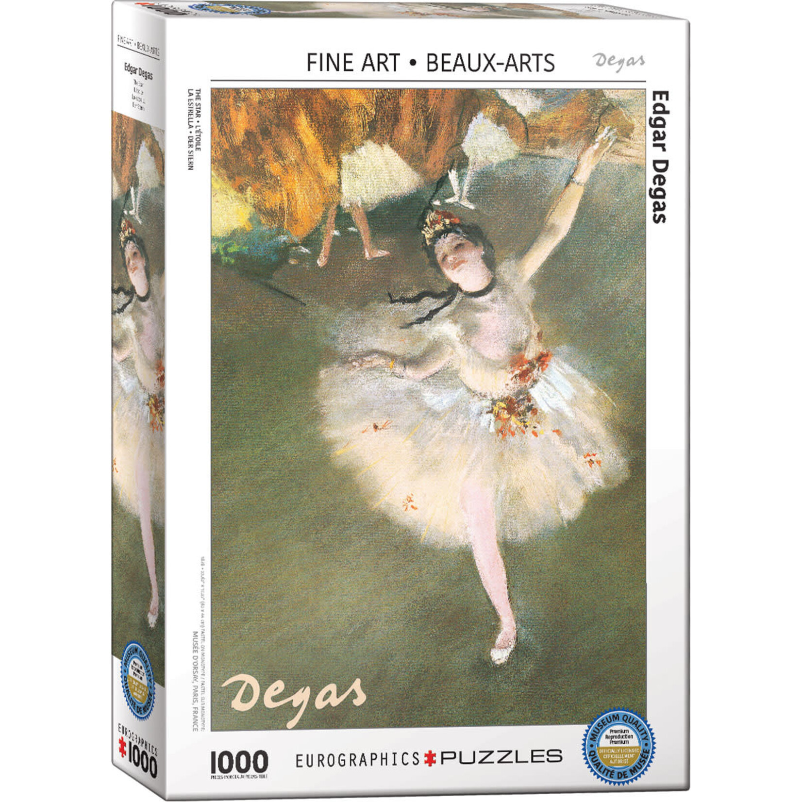 Ballerina by Edgar Degas 1000 Piece Puzzle