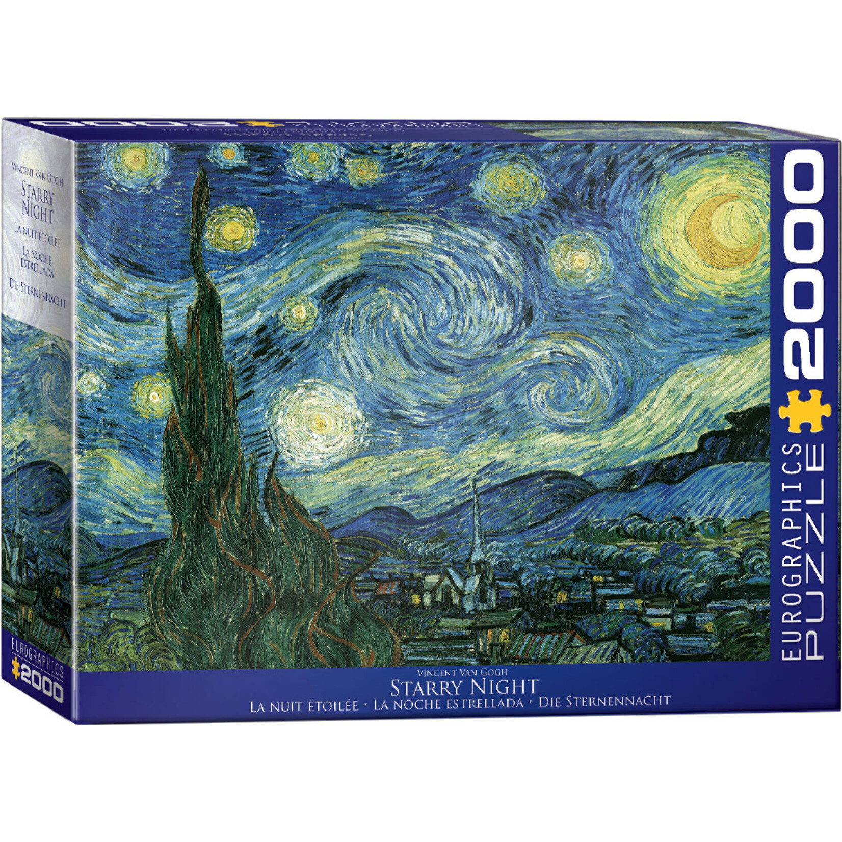 Starry Night by Vincent Van Gogh 2000 Piece Puzzle