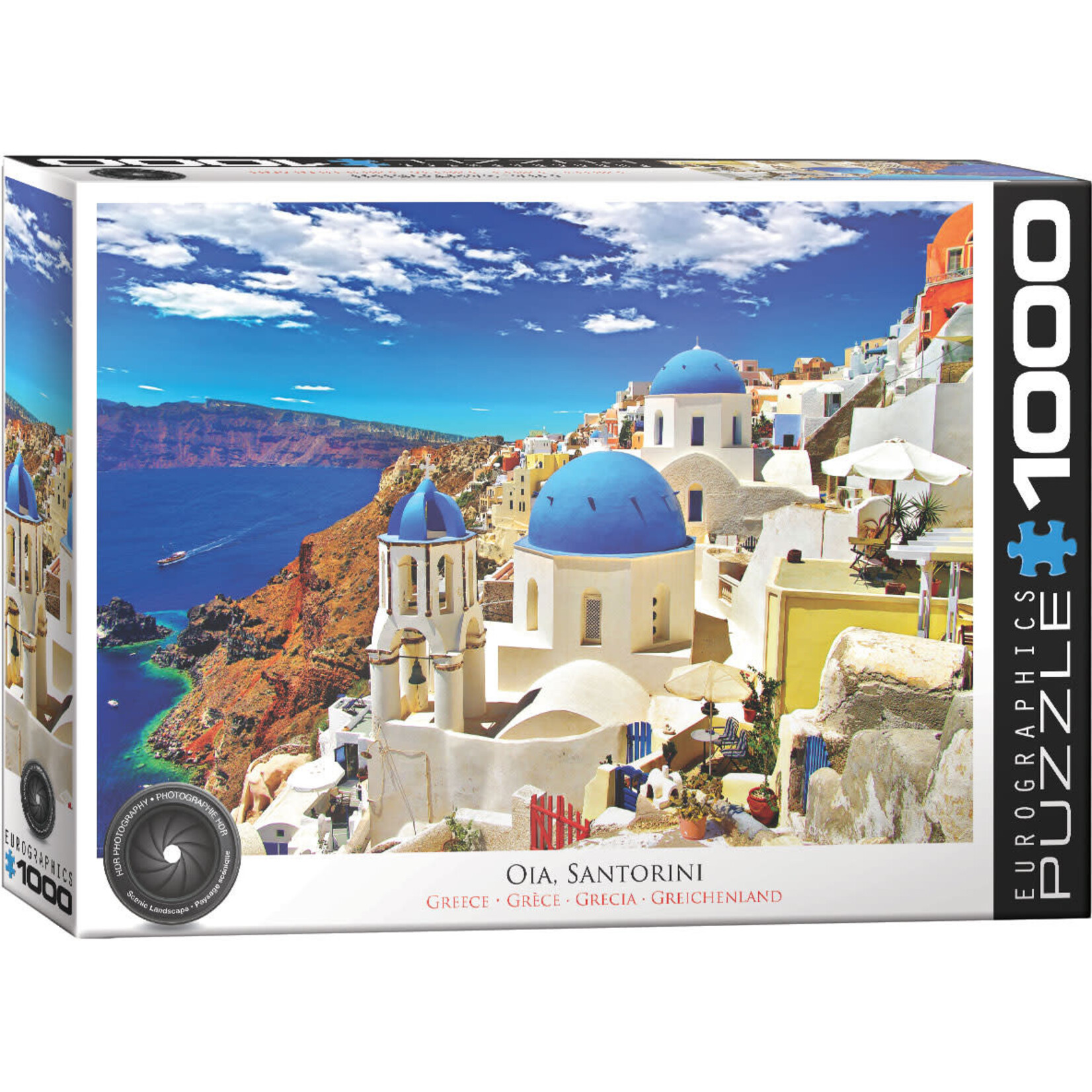 Oia, Santorini Greece 1000 Piece Puzzle