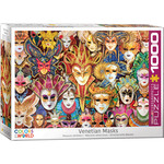 Venetian Masks 1000 Piece Puzzle