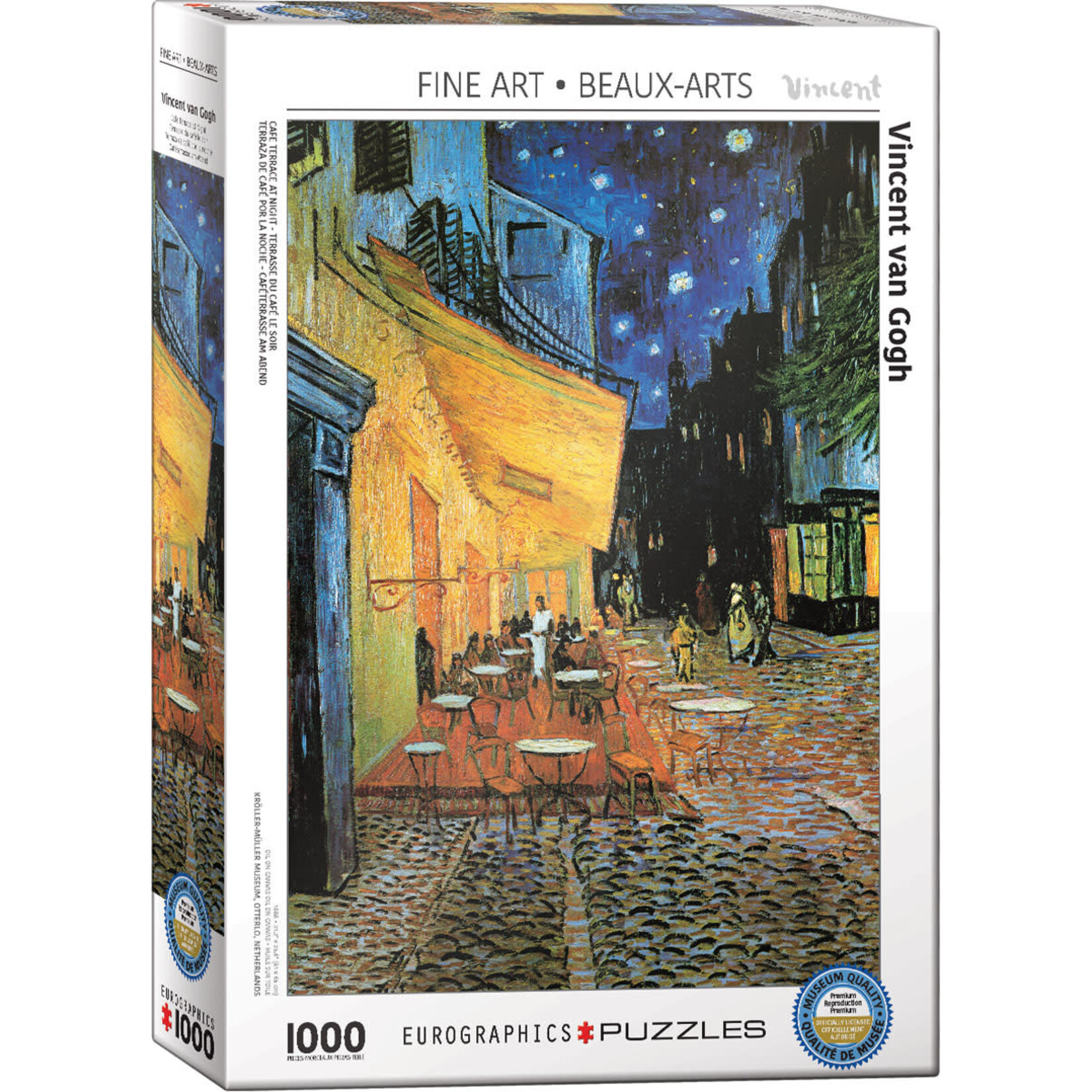 Cafe Terrace at Night  by Vincent Van Gogh 1000 Piece Puzzle