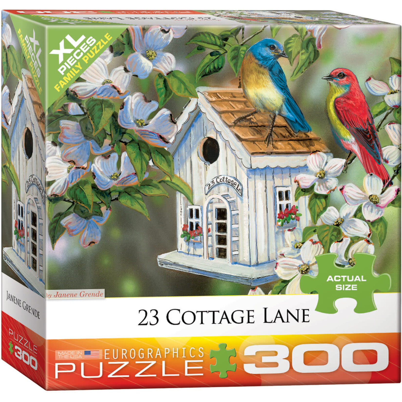 23 Cottage Lane by Janene Grende 300 Piece Puzzle