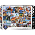 Globetrotter - USA - 1000 Piece Puzzle