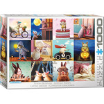 Funny Bunnies by Lucia Heffernan 1000 Piece Puzzle
