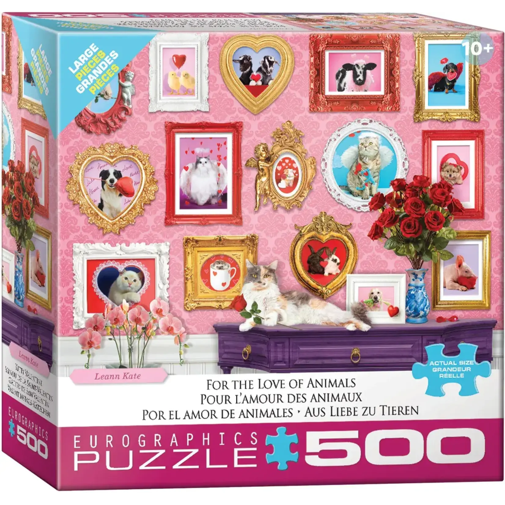 For the Love of Animals 500 Piece Puzzle