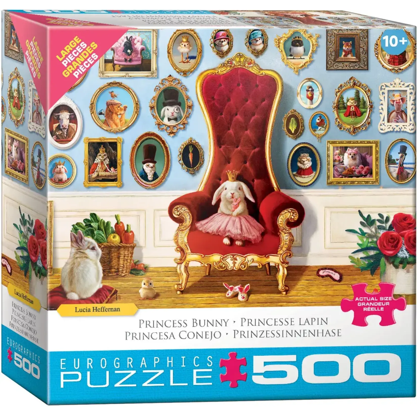 Princess Bunny by Lucia Heffernan 500 Piece Puzzle