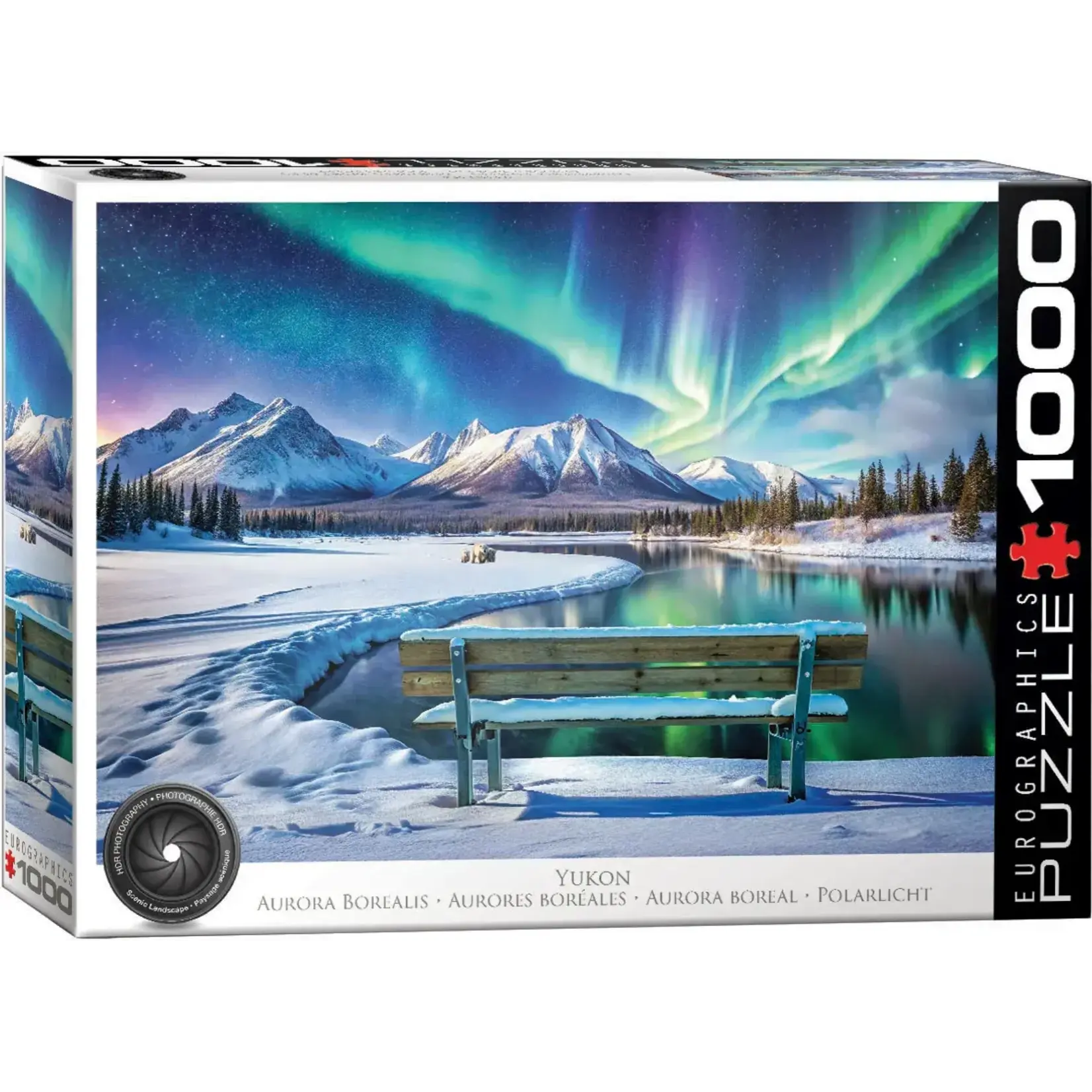 Yukon, Aurora Borealis 1000 Piece Puzzle
