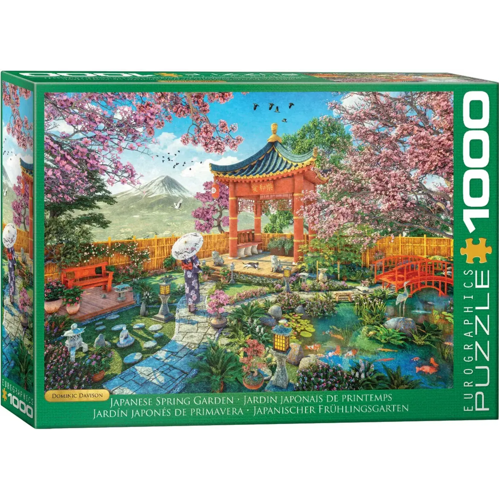 Japanese Spring Garden 1000 Piece Puzzle