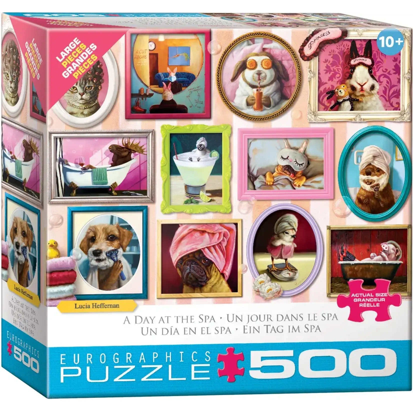 A Day at the Spa 500 Piece Puzzle