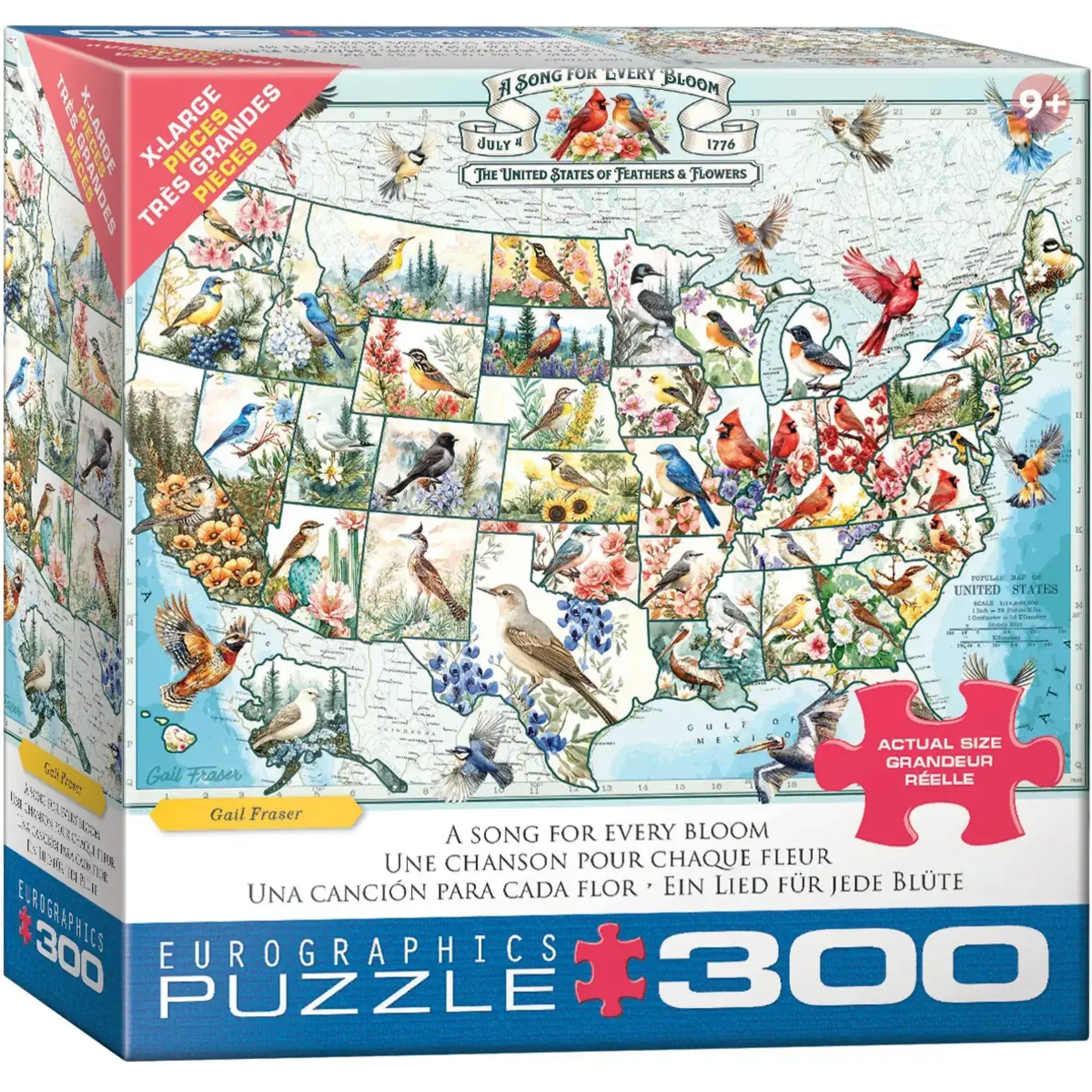 A Song for Every Bloom 300 Piece Puzzles