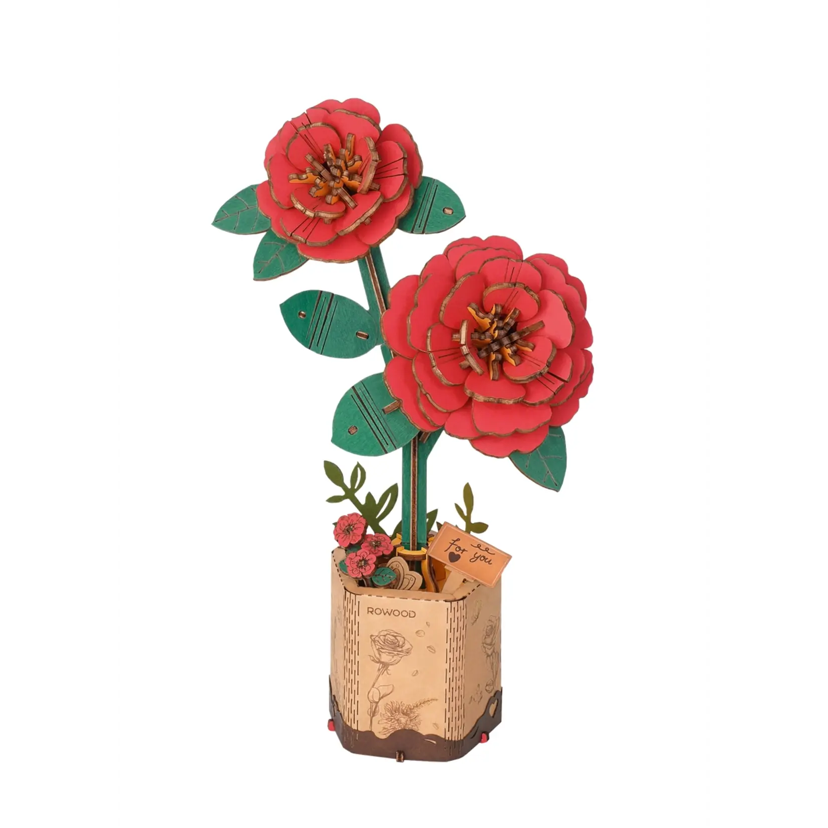 Hands Craft 3D Wooden Flower Puzzle Bundle Pack