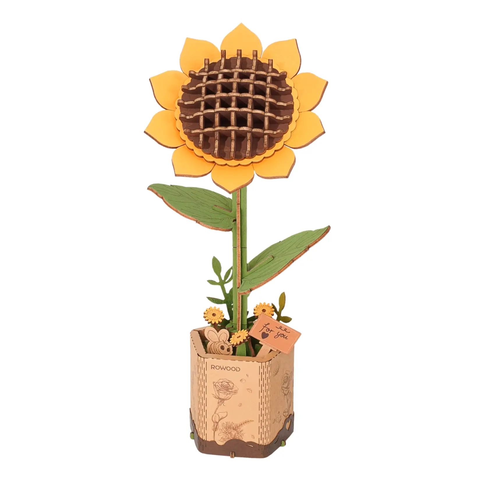 Hands Craft 3D Wooden Flower Puzzle Bundle Pack