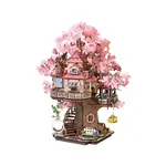 Hands Craft 3D Wooden Puzzle: Sakura Tree House