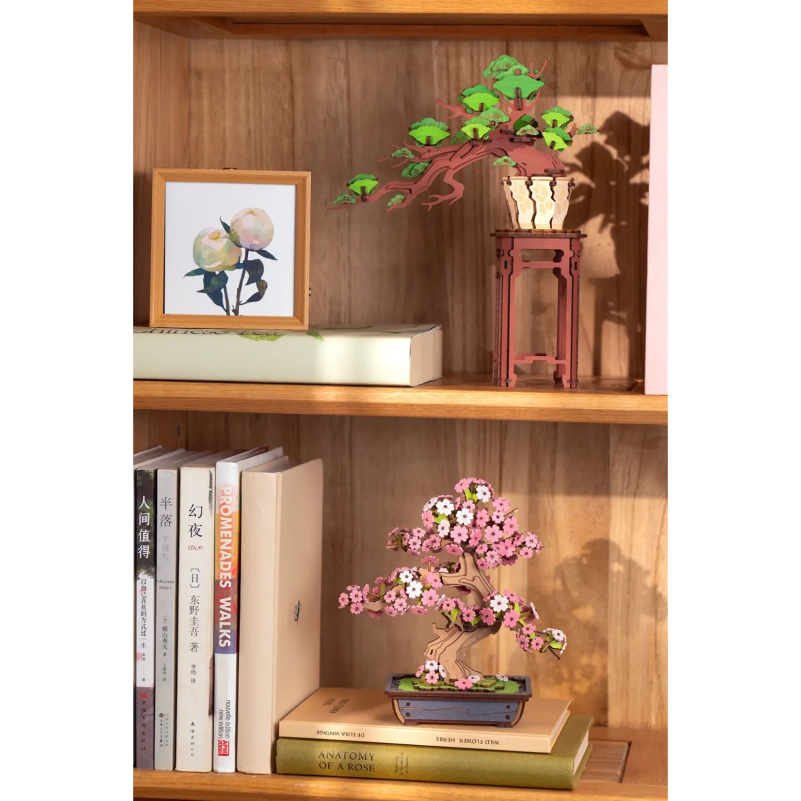 Hands Craft 3D Wooden Puzzle: Sakura Bonsai
