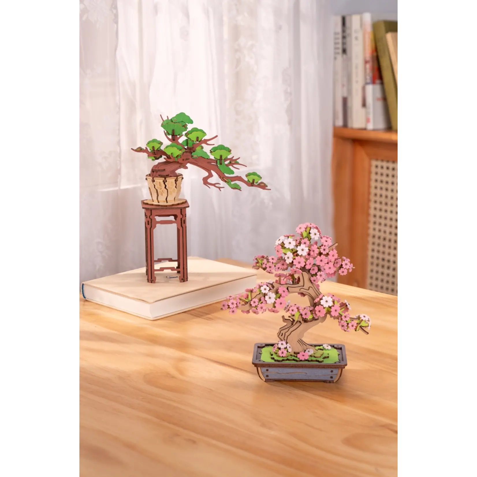 Hands Craft 3D Wooden Puzzle: Sakura Bonsai