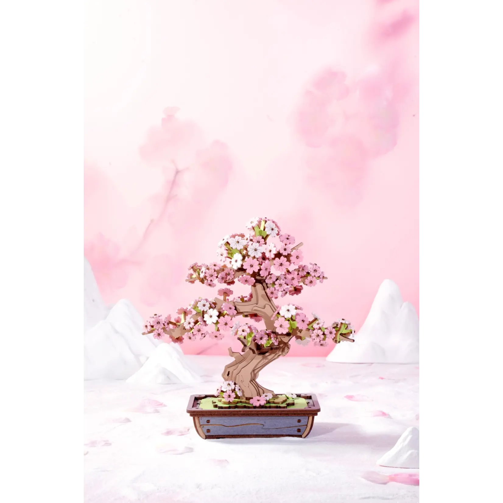 Hands Craft 3D Wooden Puzzle: Sakura Bonsai
