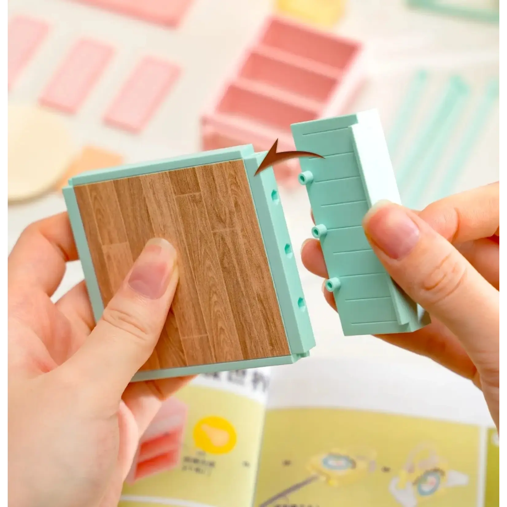 Hands Craft DIY Miniature House Kit: Blooming Tea Garden